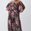 Wholesale ✔️ Karen Millen Plus Size Spot Floral Chiffon Bardot Wide Leg Jumpsuit - multi 🎉 1 Wholesale ✔️ Karen Millen Plus Size Spot Floral Chiffon Bardot Wide Leg Jumpsuit - multi 🎉 -Occasionwear Popular Store bkk07739 multi xl