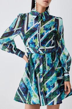 Brand new ๐ฏ Karen Millen Patchwork Floral Organdie Mini ๐ Dress - green โค๏ธ 10 Brand new ๐ฏ Karen Millen Patchwork Floral Organdie Mini ๐ Dress - green โค๏ธ -Occasionwear Popular Store bkk07747 green xl 2