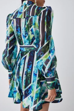 Brand new ๐ฏ Karen Millen Patchwork Floral Organdie Mini ๐ Dress - green โค๏ธ 13 Brand new ๐ฏ Karen Millen Patchwork Floral Organdie Mini ๐ Dress - green โค๏ธ -Occasionwear Popular Store bkk07747 green xl 5