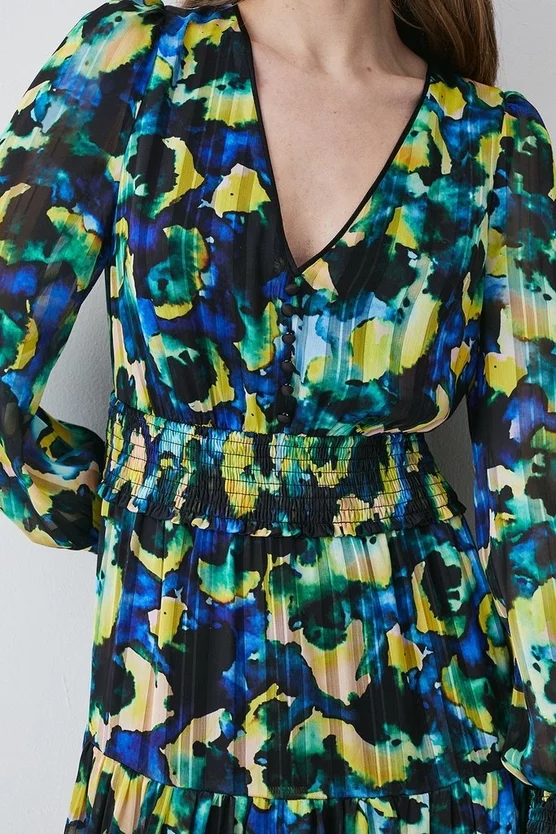 Top 10 ๐งจ Karen Millen Abstract V Neck Woven Maxi ๐ Dress - multi ๐ 7 Top 10 ๐งจ Karen Millen Abstract V Neck Woven Maxi ๐ Dress - multi ๐ - Image 5