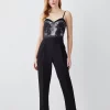 Buy 🎉 Karen Millen Lace Embroidered Woven Jumpsuit - mono 🎉 2 Buy 🎉 Karen Millen Lace Embroidered Woven Jumpsuit - mono 🎉 -Occasionwear Popular Store bkk07851 mono xl