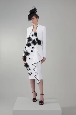 Best Pirce ๐ Karen Millen Bandeau Flower Applique Midi ๐ Dress - white ๐ฅฐ 13 Best Pirce ๐ Karen Millen Bandeau Flower Applique Midi ๐ Dress - white ๐ฅฐ -Occasionwear Popular Store bkk07856 white xl 4