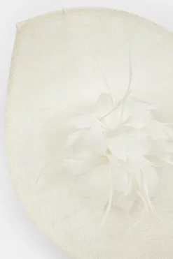 Best Pirce 👍 Karen Millen Feather & Quill Disc Fascinator ⭐ -Occasionwear Popular Store bkk07863 ivory xl 2