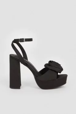 Best Pirce ๐ Karen Millen Satin Flower Detail Platform - black ๐ฅฐ 11 Best Pirce ๐ Karen Millen Satin Flower Detail Platform - black ๐ฅฐ -Occasionwear Popular Store bkk07866 black xl 2