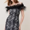 Buy โ Karen Millen Snake Jacquard Feather Bardot Mini ๐ Dress ๐ฅฐ 2 Buy โ Karen Millen Snake Jacquard Feather Bardot Mini ๐ Dress ๐ฅฐ -Occasionwear Popular Store bkk07944 snake xl