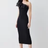 Top 10 🎁 Karen Millen Tall One Shoulder Organza Flower Detail Knit Midi 👗 Dress - black ✔️ 1 Top 10 🎁 Karen Millen Tall One Shoulder Organza Flower Detail Knit Midi 👗 Dress - black ✔️ -Occasionwear Popular Store bkk08078 black xl