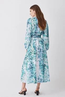 Top 10 👏 Karen Millen Soft Snake Print Satin Piped Zip Front Midi 👗 Dress 🎉 -Occasionwear Popular Store bkk08088 snake xl 2