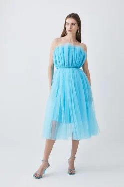 New โค๏ธ Karen Millen Layered Corset Detail Tulle Woven Bardot Top ๐ฅ 13 New โค๏ธ Karen Millen Layered Corset Detail Tulle Woven Bardot Top ๐ฅ -Occasionwear Popular Store bkk08105 blue xl 4