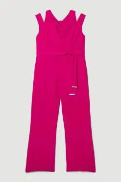 Brand new ⌛ Karen Millen Plus Size Soft Tailored Wide Leg Jumpsuit - magenta 😉 11 Brand new ⌛ Karen Millen Plus Size Soft Tailored Wide Leg Jumpsuit - magenta 😉 -Occasionwear Popular Store bkk08178 magenta xl 3