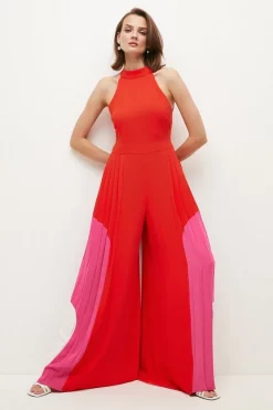 Promo ๐ Karen Millen Petite Soft Tailored Wide Leg Jumpsuit โ๏ธ