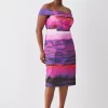 Best deal ๐ Karen Millen Plus Size Italian Signature Stretch Painternly Bardot Midi ๐ Dress - multi ๐ 1 Best deal ๐ Karen Millen Plus Size Italian Signature Stretch Painternly Bardot Midi ๐ Dress - multi ๐ -Occasionwear Popular Store bkk08666 multi xl