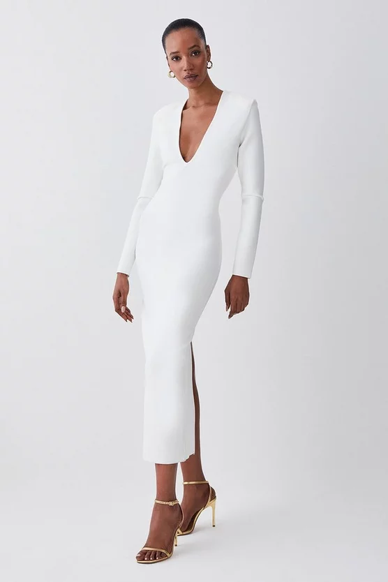 Best deal โ Karen Millen Bandage Form Fitting Deep V-neck Midaxi ๐ Dress โจ 8 Best deal โ Karen Millen Bandage Form Fitting Deep V-neck Midaxi ๐ Dress โจ - Image 6