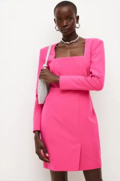 Best reviews of 🌟 Karen Millen Corset Waist Open Back Mini 👗 Dress 💯 -Occasionwear Popular Store womens black corset waist open back mini dress