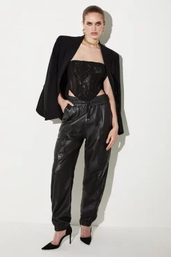 Best deal ๐ Karen Millen Lace Structured Corset - black ๐ 13 Best deal ๐ Karen Millen Lace Structured Corset - black ๐ -Occasionwear Popular Store womens black lace structured corset