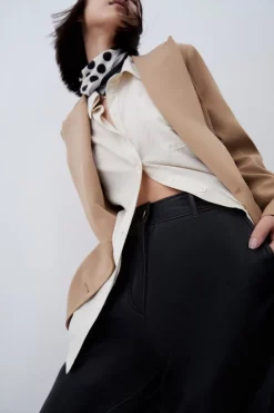 Coupon 🎉 Karen Millen Leather Tailored Straight Leg Trousers 🧨 -Occasionwear Popular Store womens black leather tailored straight leg trousers 1