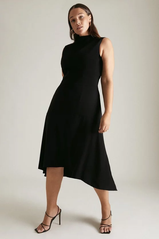 Wholesale ๐ Karen Millen Plus Size Soft Tailored High Low Midi ๐ Dress ๐ฅฐ 6 Wholesale ๐ Karen Millen Plus Size Soft Tailored High Low Midi ๐ Dress ๐ฅฐ - Image 5