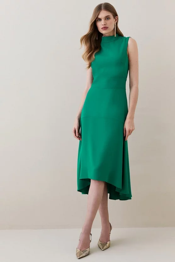 Deals 😉 Karen Millen Soft Tailored High Low Midi 👗 Dress 😉 9 Deals 😉 Karen Millen Soft Tailored High Low Midi 👗 Dress 😉 - Image 7