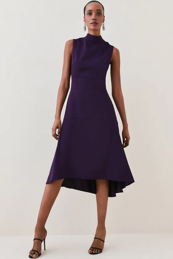 Deals 😉 Karen Millen Soft Tailored High Low Midi 👗 Dress 😉 14 Deals 😉 Karen Millen Soft Tailored High Low Midi 👗 Dress 😉 - Image 12