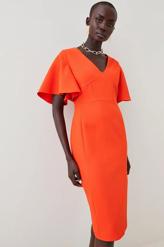 Best reviews of ❤️ Karen Millen Structured Crepe Angel Sleeve Pencil Midi 👗 Dress 🥰 9 Best reviews of ❤️ Karen Millen Structured Crepe Angel Sleeve Pencil Midi 👗 Dress 🥰 - Image 7