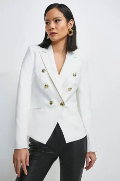 Top 10 ✨ Karen Millen Tailored Button Military Blazer 💯 -Occasionwear Popular Store womens black tailored button military blazer 1