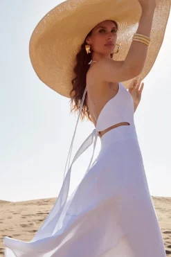 Discount 🌟 Karen Millen Tailored Linen Blend Cut Out High Low Midi 👗 Dress 👍 -Occasionwear Popular Store womens black tailored linen blend cut out high low midi dress