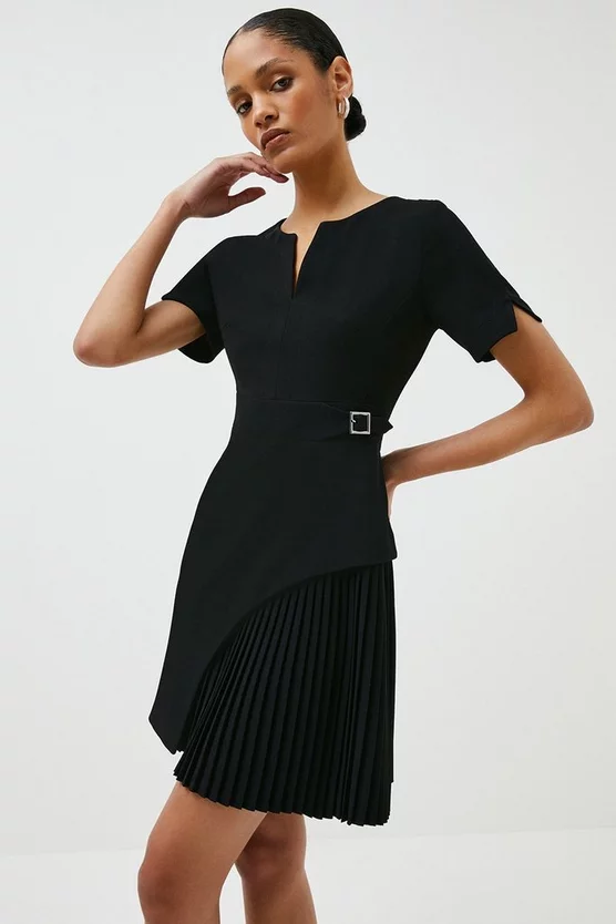 Cheap โจ Karen Millen Tailored Military Pleat Short Sleeve Mini ๐ Dress ๐ฅ 12 Cheap โจ Karen Millen Tailored Military Pleat Short Sleeve Mini ๐ Dress ๐ฅ - Image 10