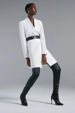 Deals ๐ Karen Millen Tuxedo Wrap Mini ๐ Dress ๐ฅฐ 16 Deals ๐ Karen Millen Tuxedo Wrap Mini ๐ Dress ๐ฅฐ -Occasionwear Popular Store womens black tuxedo wrap mini dress