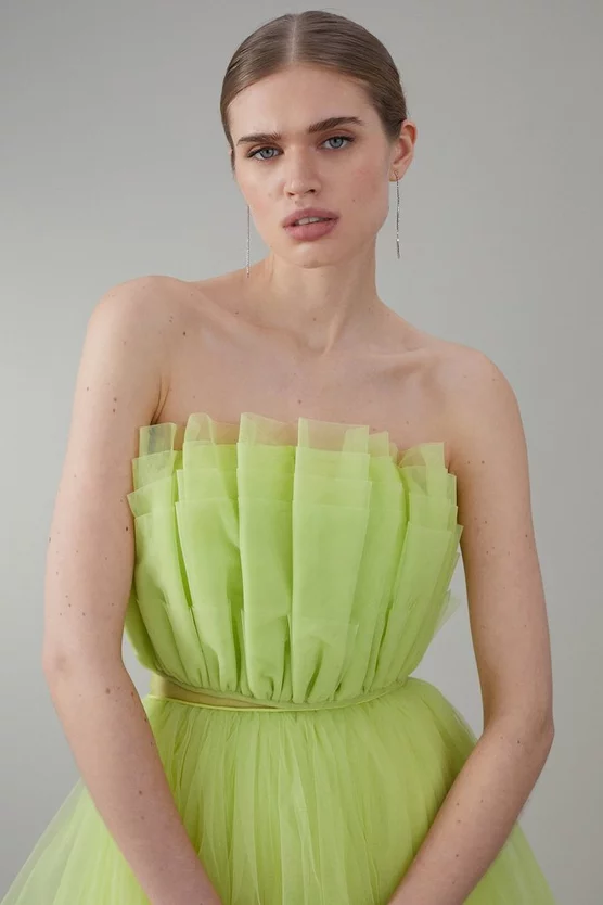 New โค๏ธ Karen Millen Layered Corset Detail Tulle Woven Bardot Top ๐ฅ 9 New โค๏ธ Karen Millen Layered Corset Detail Tulle Woven Bardot Top ๐ฅ - Image 8