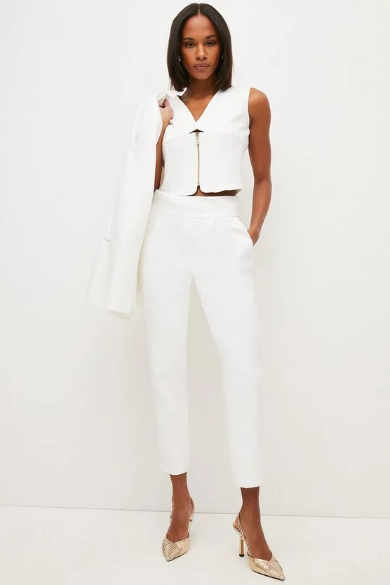 New ๐ Karen Millen Compact Stretch Slim Leg Trouser ๐ 8 New ๐ Karen Millen Compact Stretch Slim Leg Trouser ๐ - Image 6