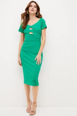 Promo ✨ Karen Millen Italian Structured Jersey Key Hole Midi 👗 Dress 💯 11 Promo ✨ Karen Millen Italian Structured Jersey Key Hole Midi 👗 Dress 💯 -Occasionwear Popular Store womens bright20green italian structured jersey key hole midi dress