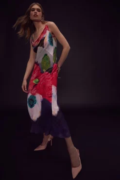 Promo β€οΈ Karen Millen Apotheosis Strappy Woven Slip π Dress - floral β€οΈ 13 Promo β€οΈ Karen Millen Apotheosis Strappy Woven Slip π Dress - floral β€οΈ -Occasionwear Popular Store womens floral apotheosis strappy woven slip dress