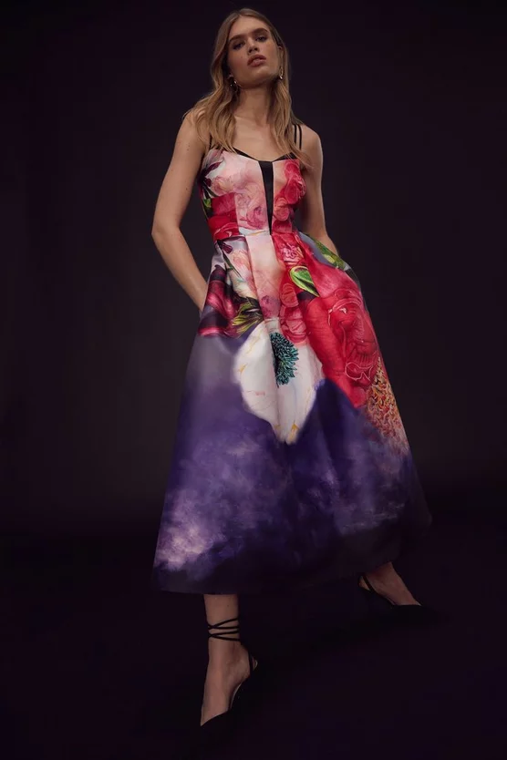 Buy ๐ Karen Millen Apotheosis Structured Woven Prom ๐ Dress - floral ๐ฅฐ 7 Buy ๐ Karen Millen Apotheosis Structured Woven Prom ๐ Dress - floral ๐ฅฐ - Image 5