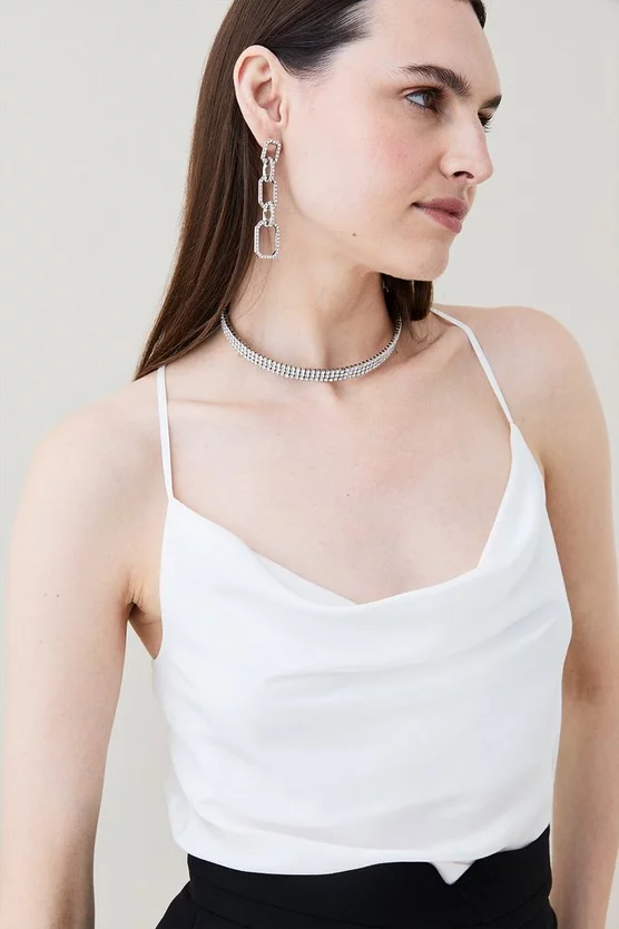 Best reviews of π Karen Millen Silk Viscose Cowl Neck Woven Cami β¨ 8 Best reviews of π Karen Millen Silk Viscose Cowl Neck Woven Cami β¨ - Image 6