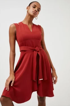 New ⭐ Karen Millen Soft Tailored Short Waterfall Mini 👗 Dress 😀 -Occasionwear Popular Store womens ivory soft tailored short waterfall mini dress 9