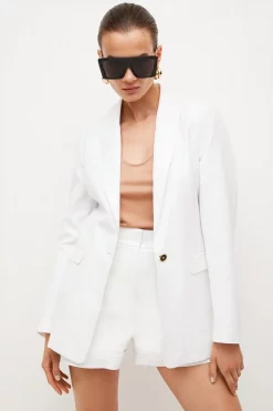 Cheap ๐ Karen Millen Tailored Linen Blend Tailored Single Breasted Jacket ๐ฅ 13 Cheap ๐ Karen Millen Tailored Linen Blend Tailored Single Breasted Jacket ๐ฅ -Occasionwear Popular Store womens ivory tailored linen blend tailored single breasted jacket