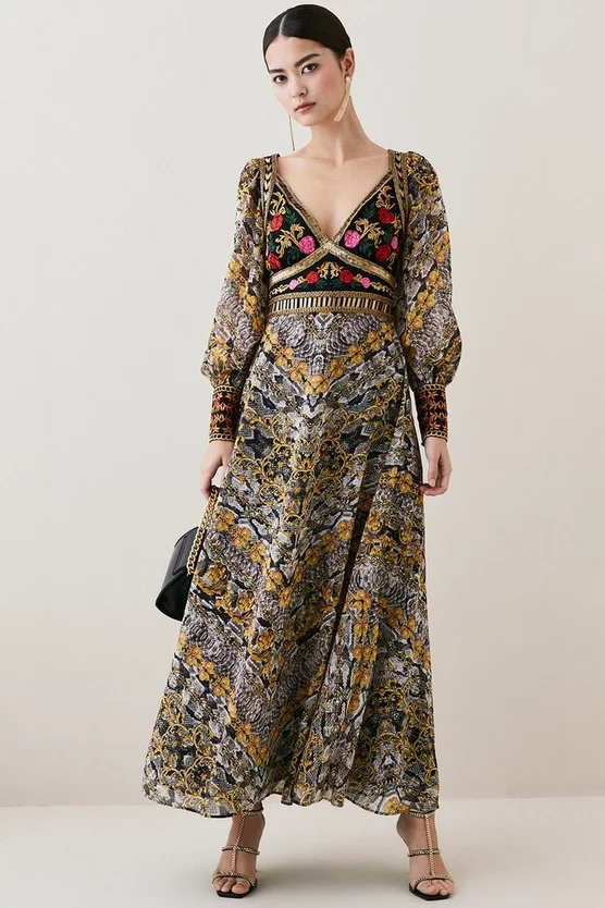 Wholesale ๐ Karen Millen Petite Baroque Embroidered & Bead Midi ๐ Dress - multi ๐ฏ 8 Wholesale ๐ Karen Millen Petite Baroque Embroidered & Bead Midi ๐ Dress - multi ๐ฏ - Image 6