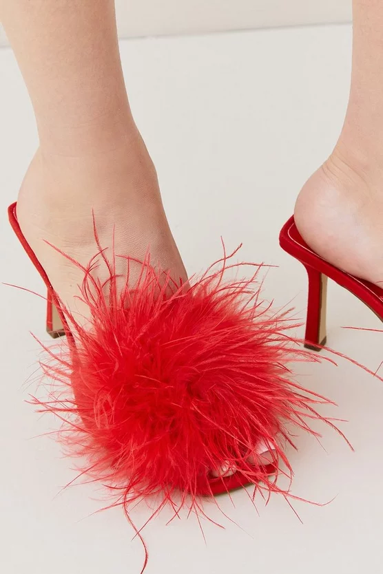Wholesale ๐ Karen Millen Feather Detail Heeled Mule ๐ 9 Wholesale ๐ Karen Millen Feather Detail Heeled Mule ๐ - Image 7