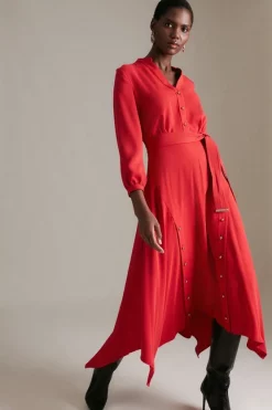 Best reviews of ๐ Karen Millen Soft Tailored Button Detail Hi-low Hem Maxi ๐ Dress โค๏ธ 11 Best reviews of ๐ Karen Millen Soft Tailored Button Detail Hi-low Hem Maxi ๐ Dress โค๏ธ -Occasionwear Popular Store womens red soft tailored button detail hi low hem maxi dress