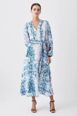 Buy 💯 Karen Millen Petite Soft Snake Print Satin Piped Zip Front Midi 👗 Dress 🧨 -Occasionwear Popular Store womens snake petite soft snake print satin piped zip front midi dress